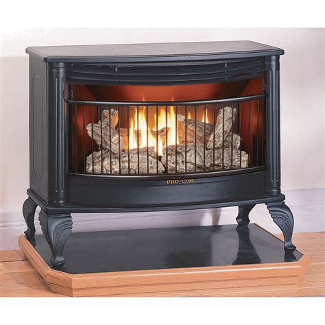 vented gas heater fireplace